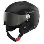Bollé Backline Visor Silver Gun + Lemon - Casque de ski taille 54-56 cm, noir/gris