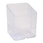 Exacompta 67723D - Pot à crayons PEN-CUBE Office cristal