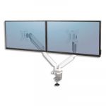 Fellowes Bras porte-écrans double Platinum Series - Blanc