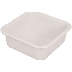 Gilac Cuvette carrée - 26 cm - 4.5 L - blanc - Cuvette