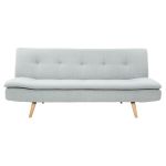 Miliboo Canapé convertible design scandinave 3 places bleu lagon SENSO