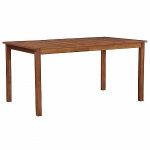 VidaXL Table de salle à manger de jardin Bois d&#39;acacia 150x90x74 cm