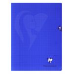 Clairefontaine 322311C - Cahier Mimesys 24x32, 48p./24 feuilles 90 g/m² piquées, coloris bleu marine, Séyès