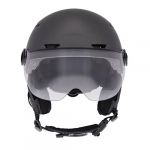 T'nB Casque vélo avec feu de freinage automatique et visière Urban Moov Taille L Gris foncé