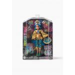 Mattel Monster High Clawdeen Wolf Poupée avec Tenue Glamour pour Le Monster Fest et Accessoires sur Le thème du Festival comme des en-Cas, Une Affiche de Groupe, Un Sac Tendance et Bien Plus Encore, HXH80
