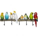 Kare Design Portemanteau mural Oiseaux exotiques 39cm
