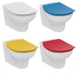 Ideal Standard Si&egrave;ge de WC pour enfants Contour 21 &Eacute;coles S4536, Coloris: Jaune - S453679