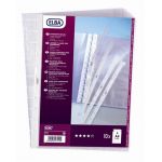 Elba VarioZip 100206869 - Lot de 10 pochettes amovibles A4 protège-documents