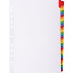 Exacompta 1131E - Intercalaires 1-31 31 positions, format A4, en carte touches couleurs, coloris blanc