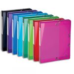 Exacompta Boite classement IDERAMA PP 5/10e, dos 40mm. Coloris assortis - Lot de 8