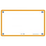 Oxford 80 flashcards - 7,5 x 12,5 cm - Flash 2.0 - Uni blanc - cadre orange