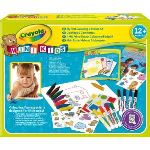 Crayola Mon 1er coffret de coloriage et de gommettes Mini Kids