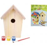 Esschert design KG145 Nichoir à oiseaux Bois à peindre