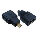 MCL Samar CG-285 - Adaptateur HDMI 19 broches (F) vers micro HDMI 19 broches (M)