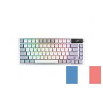 Asus ROG Azoth - Clavier - 75%, hot-swappable - avec affichage OLED - backlit - sans fil - 2.4 GHz, Bluetooth 5.1, USB 2.0 - commutateur : ROG NX - bronze