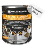 Hanse Syntec Systems - Membrane d'Étanchéité - Joint exterieur et interieur - Colle Étanche pour Fissures & Fuites (Transparent, 250g)