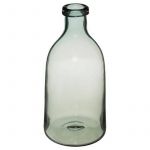 Vase Design en Verre "Green House" 29cm Gris Prix