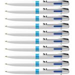 Schneider Electric Stylo-bille multicolore Take 4 138049 blanc couleur décriture: noir, rouge, bleu, vert 1 pc(s)