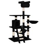 TecTake Arbre à chat 141 cm Stokeley avec hamac