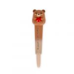 Legami Squeezies Stylo Gel Anti-Stress, Th&egrave;me Teddy Bear, Papeterie, D&eacute;tendez-Vous Et Concentrez-Vous, Stylo Anti-Stress, Super Doux, Encre Noir, Pointe de 0.5 mm de Diam&egrave;tre
