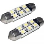 EUFAB Ampoule navette LED pour l'habitacle 13295 C5W 12 V S8.5 (&Oslash; x L) 10 mm x 41 mm 1 paire