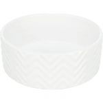 Trixie Gamelle - 25025 - C&eacute;ramique - 1,6 L - 20 cm - Blanc