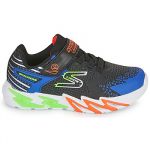 Skechers Chaussures S Lights Flex-Glow Bolt bleu électrique noir vert enfant - 32