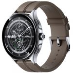 Xiaomi Montre connectée Mi Watch 2Pro Argent et bracelet Cuir Marron FD