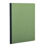 Clairefontaine 795403C - Carnet Age Bag 14,8 x 21 cm, 192 pages 90 g/m² brochure dos toilé, couv. vert, uni
