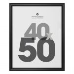 Cadre photo Mae 40x50cm en bois noir