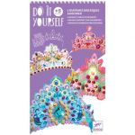 Djeco 8 diadèmes mosaïque - comme une princesse