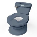 Ingenuity My Size Potty Pro – Pot 2-en-1 pour Bébé avec Réducteur Amovible & Bruit de Chasse, Toilette d’Apprentissage, Son Réaliste, Cuvette Amovible, Dès 18 Mois, Jusqu’à 23 kg (Bleu)