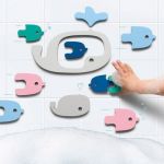 Quut Puzzle de bain Baleine