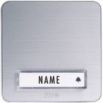 M-e Bouton de sonnette KTA 1 foyer Argent