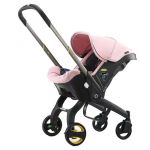 Oem Poussette 4 En 1, Design L&eacute;ger, S&eacute;curit&eacute; Certifi&eacute;e Ce, Poussette Pour B&eacute;b&eacute;, Couleur : Rose, Variante : Pink