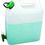 Eda Plastiques Jerrican Alimentaire 10L + Bouchon Simple Robinet (blanc) - 10585