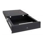 ARREGUI Box-in 22000-S1 Coffre-fort tiroir invisible, &agrave; cacher dans une plinthe, 9,8 x 41 x 45 cm, 12 L Noir - noir