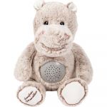 Pioupiou & merveilles Léo l'Hippo - Peluche Veilleuse Musicale - Projecteur d'étoiles - Accompagne bébé pour s'endormir - 7 berceuses + 5 bruits Blancs – Lumières 3 Couleurs et 4 Modes - 16717