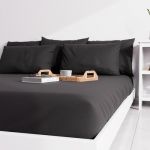 Atmosphère Drap Housse uni 140x190 cm Noir