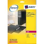 Avery-Zweckform Boîte de 600 étiquettes Eurofolio pour chemises à élastique 11 x 134 mm
