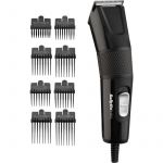 Babyliss E756E - Tondeuse à cheveux filaire Corded Power - Lames XL 45mm - 9 hauteurs de coupe - Nettoyage rapide - Noir