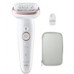 Braun Epilateur électrique Epilateur Silk Epil 9 SES9-000 BLANC-ROSE