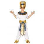 D&eacute;guisement Pharaon &eacute;gyptien Oudjat Horus Gar&ccedil;on 5/6 Ans Blanc 83365 Fiestas Guirca 5/6 ANS 83365 Fiestas Guirca