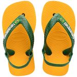 Havaianas Tongs Brasil signature Jaune - Couleur Jaune - Taille 19