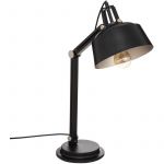 Lampe à Poser Arc Design "Deep Soul" 55cm Noir Prix