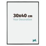 Your Decoration - 30x40 cm - Cadre Photo en Plastique Avec Verre acrylique - Anti-Reflet - Excellente Qualité - Noir Très Brillant - Cadre Decoration