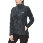 Columbia Femme Veste Polaire, FAST TREK PRINTED JKT, Polyester, Noir (Black Spacedye Print), Taille XS, 1622211