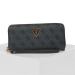Guess Portefeuille LAUREL II SLG LARGE ZIP AROUND Noir - Taille Unique