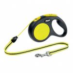 Flexi Laisse New Neon 5 m pour chien taille L (jusqu'à 50 kg (laisse-sangle))