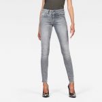 G-Star Raw Jeans Lynn Mid Waist Skinny 29 Faded Industrial Grey